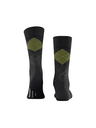 BURLINGTON | Chaussettes homme EDINBURGH 40-46 cranberry | schwarz